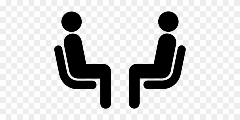 Interview People Symbol Icon Recruitment E - Interview Symbol #760429