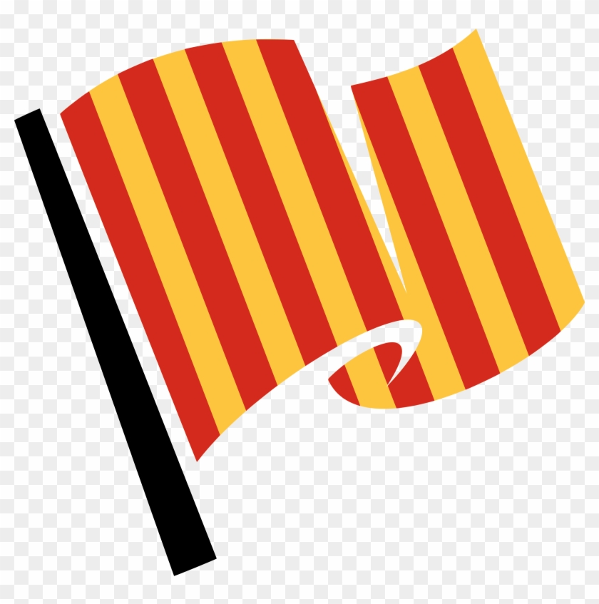 Hirnlichtspiele's Slippery Track Flag Vectorized - Bandeira Amarela Vermelha F1 #760629