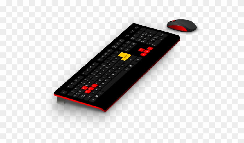 Generic Gaming Keyboard Mouse Generic Game Kbd Black - Keyboard And Mouse Clip Art #760721