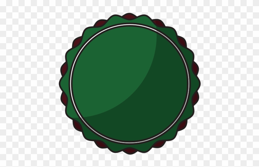 Rosette Stamp Vector - Circle #760825