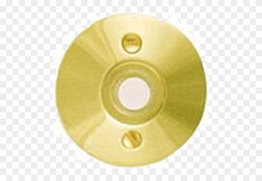 Modern Rosette Doorbell Button - Emtek 2457-us26 Brass Doorbell With Modern Rosette #760926
