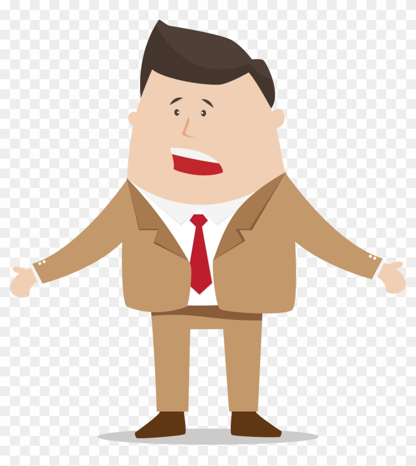 Cartoon Businessperson Clip Art - Cartoon Businessperson Clip Art #761247