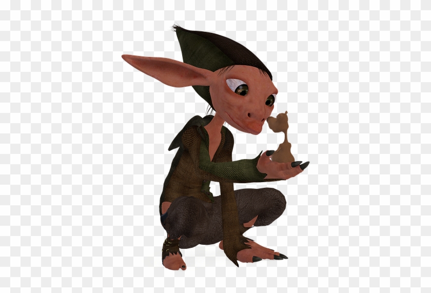 Toon, Dwarf, Man, Hand, Rat, Toon Rat, Small, Big - Dwarf With Big Ears #761322