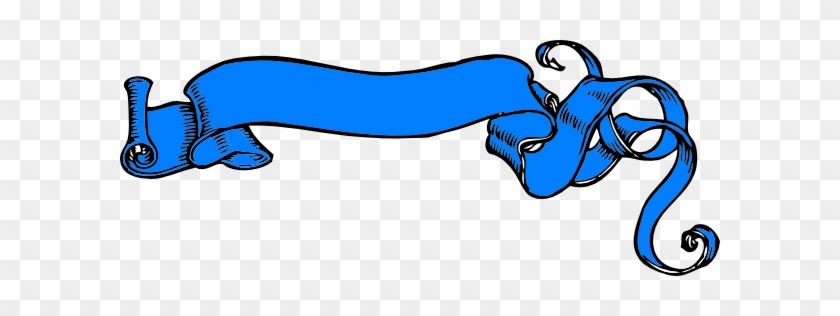 Scroll Banner Clipart - Blue Coat Of Arms #761893