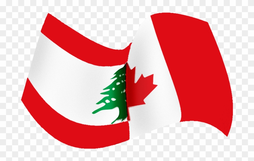 Lebanese Flag Png - Canadian Lebanese #762580