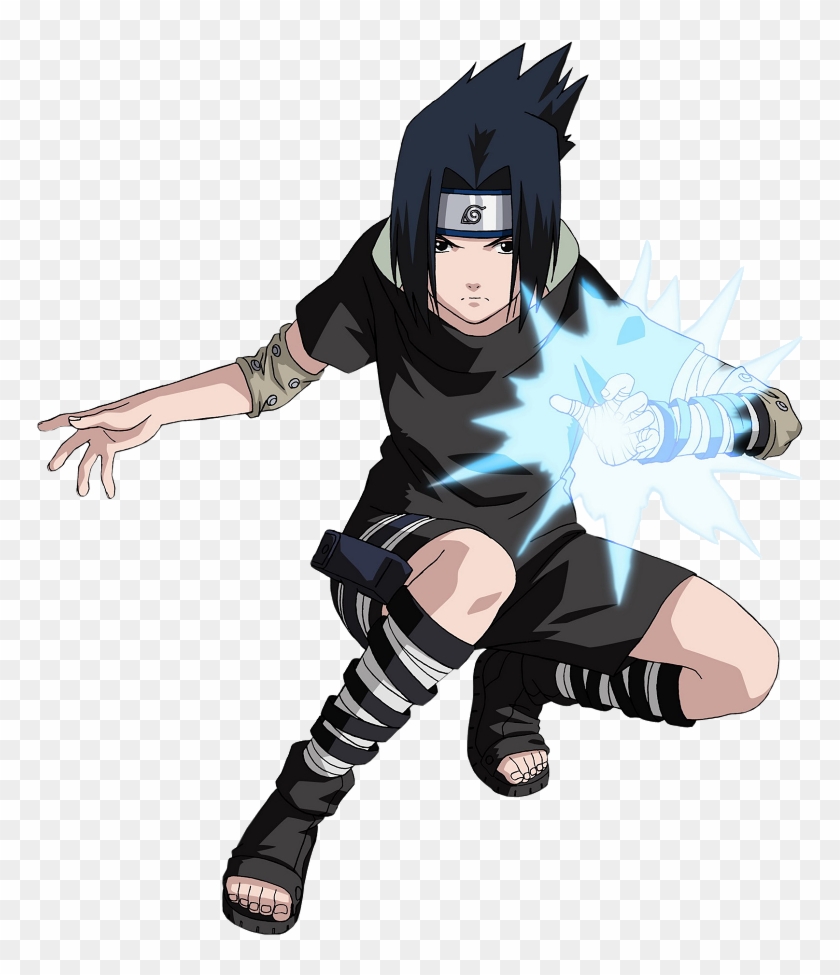 No Caption Provided - Sasuke Uchiha Black Outfit #762638