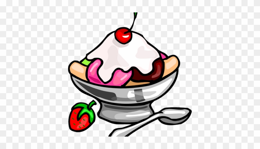 Iv - Ice Cream Sundae Clipart #762754