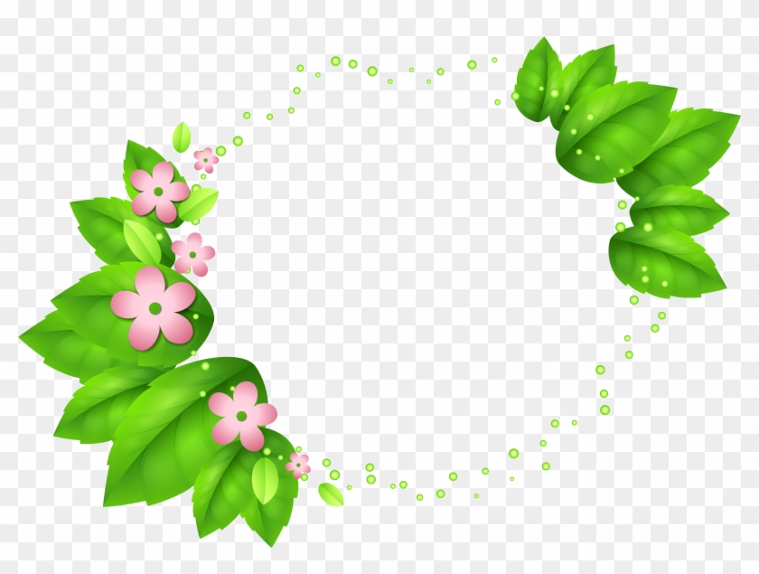 Green Spring Decor With Pink Flowers M=1399672800 - Green Spring Decor With Pink Flowers M=1399672800 #762964