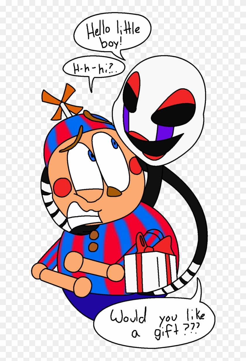 Bb And The Puppet By Yo-snap - Bb X Puppet Fnaf #762979