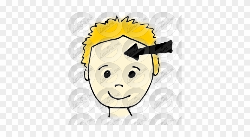 Forehead Picture - Forehead Clipart Black And White #763231