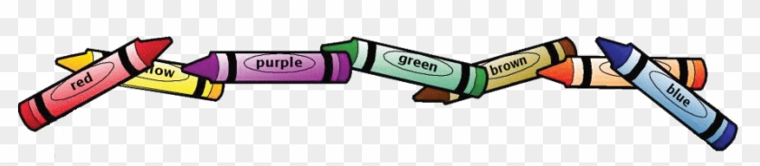 Color Cfl Charlie & Led Lucy - Crayons Clip Art Border #764105