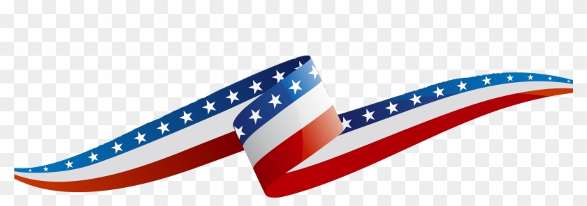 Red White And Blue Ribbon - Red White And Blue Ribbon Png #764290