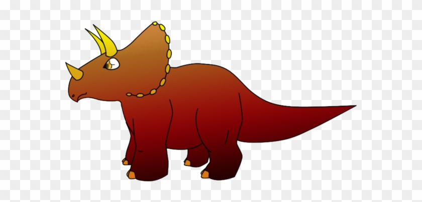 Big Triceratops Color By Butterfly Wings - Cartoon #765643