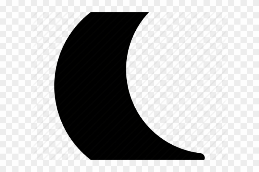Crescent Clipart Dark Moon - Circle #766168