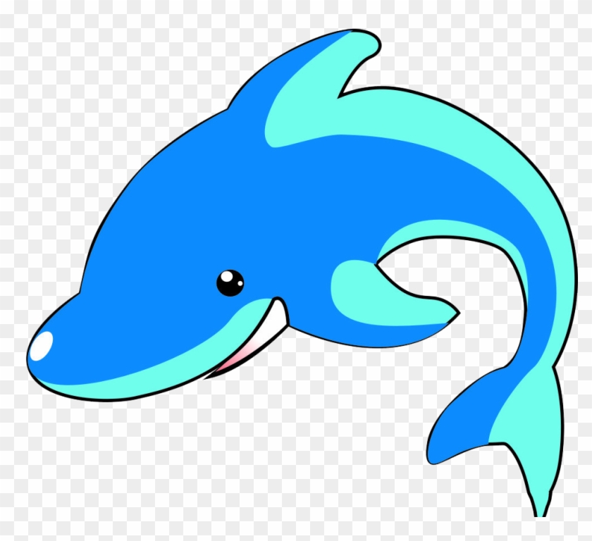 Dolphin Cartoon - Blue Whale - Dolphin Cartoon - Blue Whale #767044