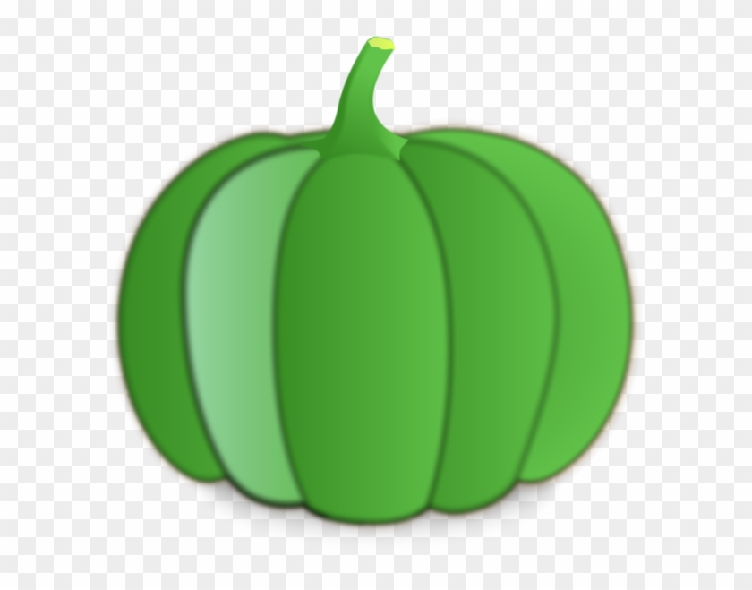 Green Pumpkin Clipart - Clip Art Green Pumpkin #767370