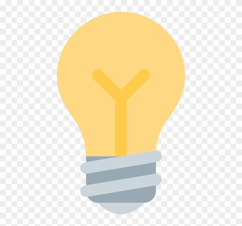 File - Twemoji 1f4a1 - Svg - Emoji Lampada Png #768236