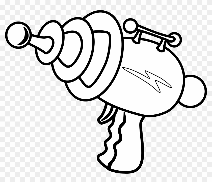 Stunning Nerf Gun Coloring Pages Printable Pictures - Ray Gun Clip Art #768364