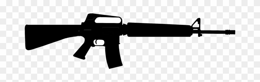Rifle Gun Weapon Telescopic Sight Silhouet - Semi Automatic Assault Rifles #768876