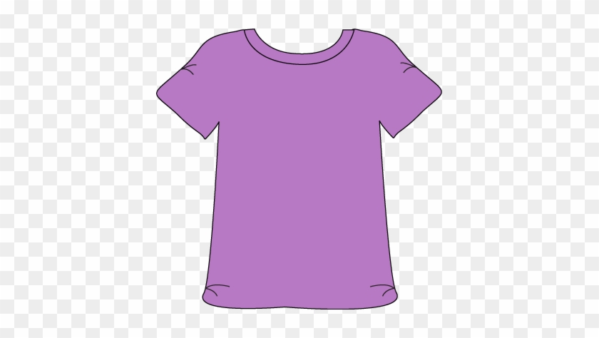 T Shirt Clip Art Purple #769428