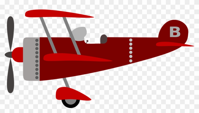 Kids Shirt Clipart 24, - Cute Vintage Airplane Png #769461