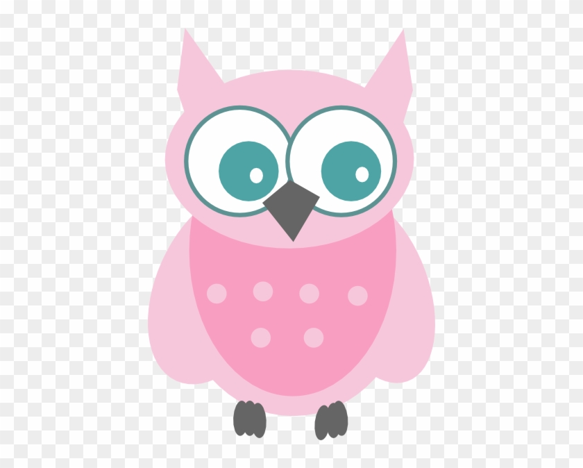Pink And Blue Owl Clip Art - Cartoon Owl #769494