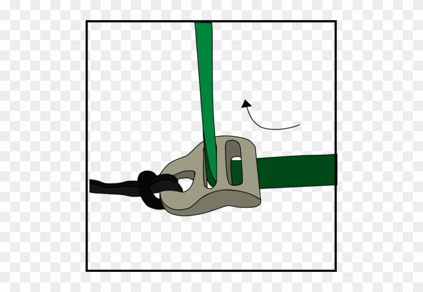 Next, Insert Hammock Strap Up Through The Slot Closest - Hammock #139764