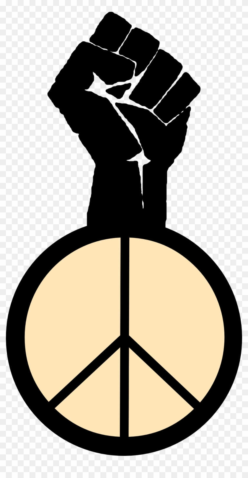 Occupy Wall Street Fight The Power Peace Fist 555px - Symbols For Cesar Chavez #140618
