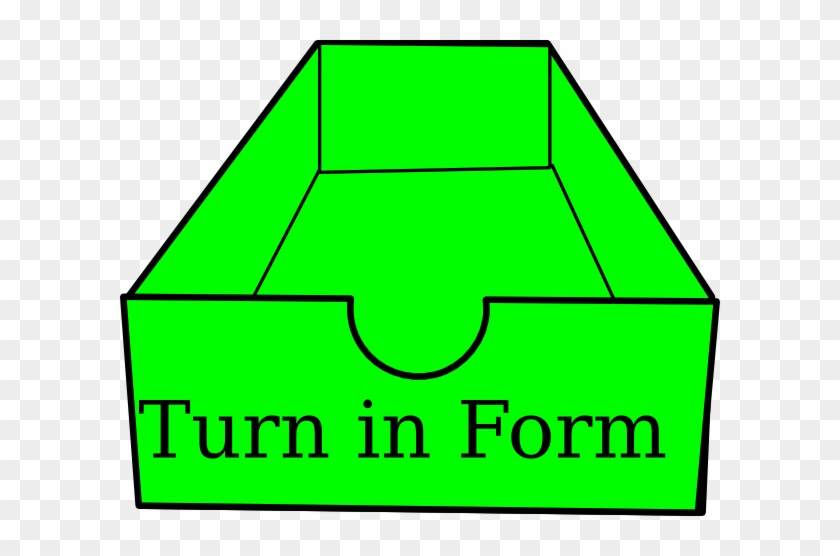 Turn In Box Clip Art - Turn In Box Clipart #140690