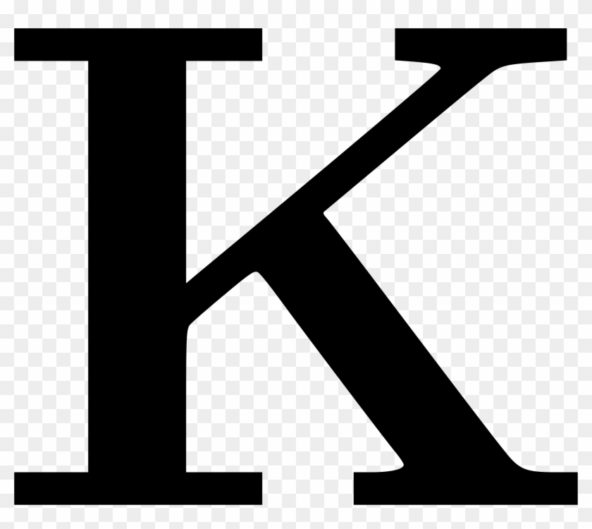 Clip Art - Cyrillic Letter K #140869