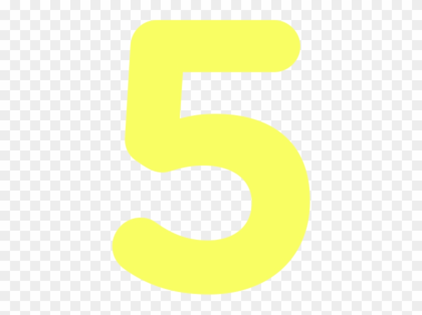 Image Is Not Available - Number 5 In Yellow #141907