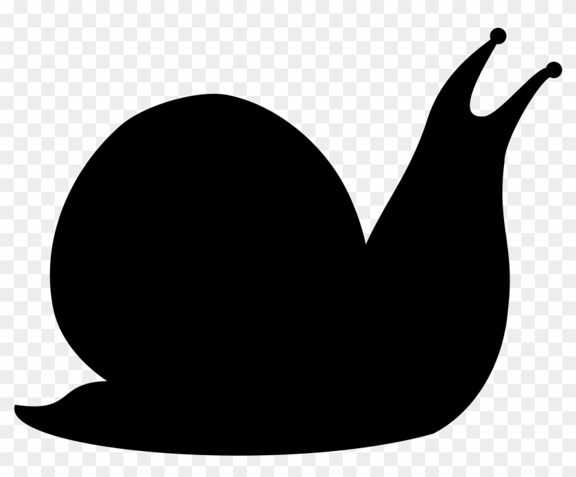 Snail Silhouette By @snifty, A Silhouette Of A Snail, - Snail Silhouette Clip Art #141938
