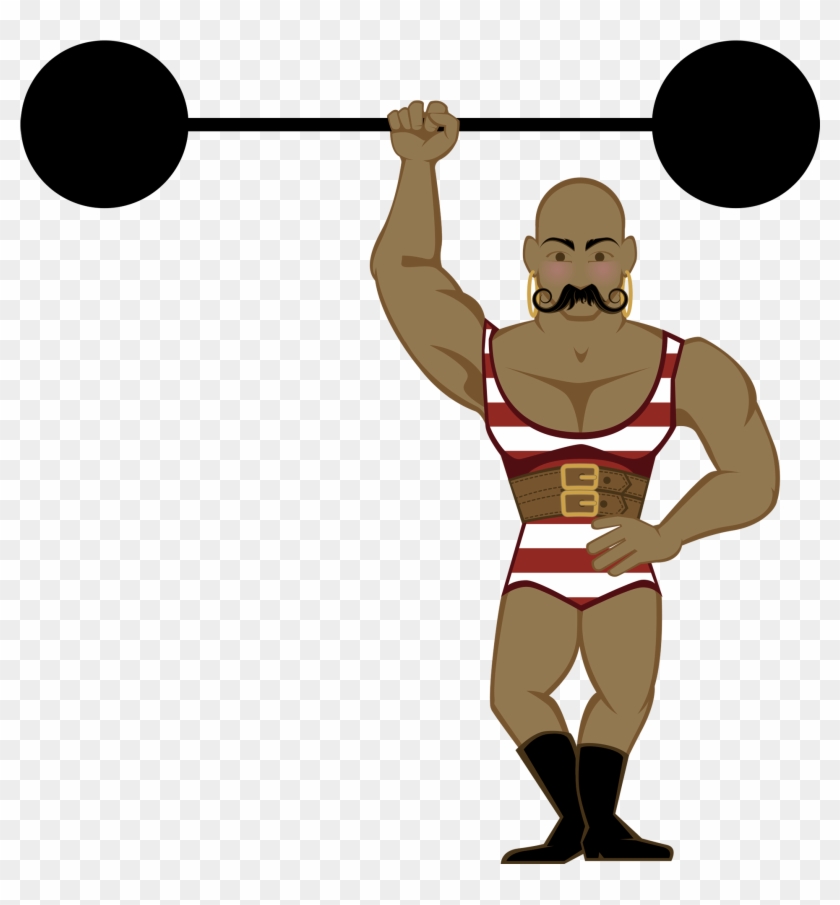 Circus Strong Man Clipart - Circus Strong Man Clipart #142571