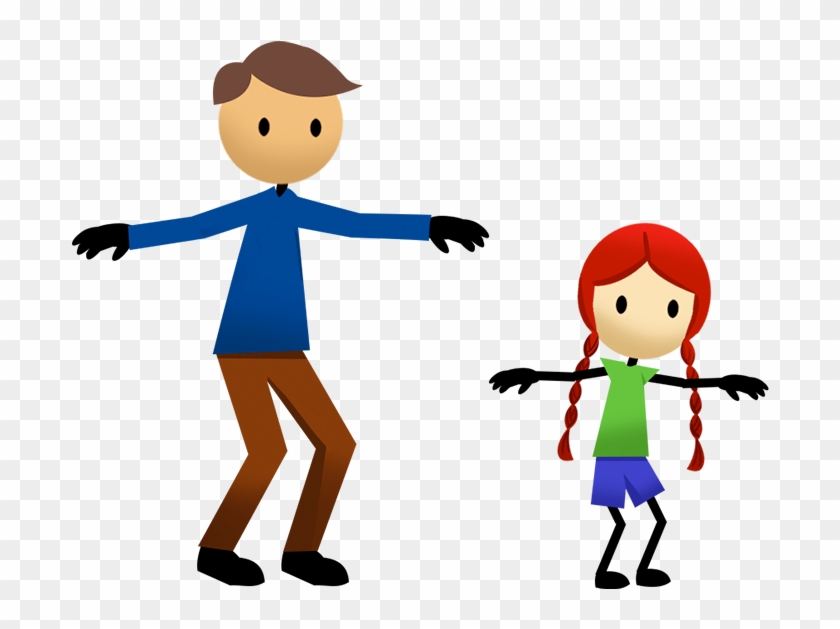 Child Exercise Imitation Clip Art - Child Exercise Imitation Clip Art #142898