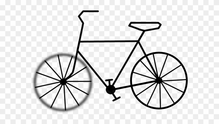 Simple Bike Clip Art - Draw A Simple Bicycle #143992