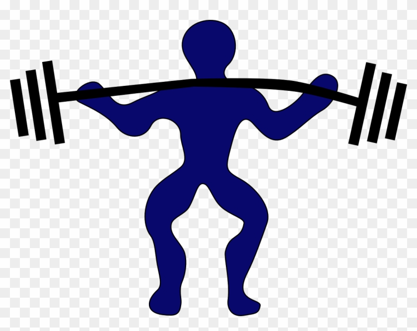 Weight Lifter Weight Fitness Body Exercise Strong - Weight Lifting Clip Art #144826