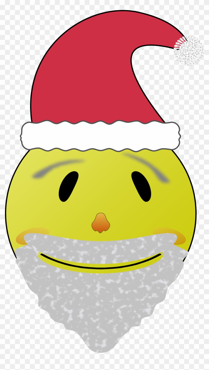 Smiley Santa Vector Clipart - Clip Art #145764