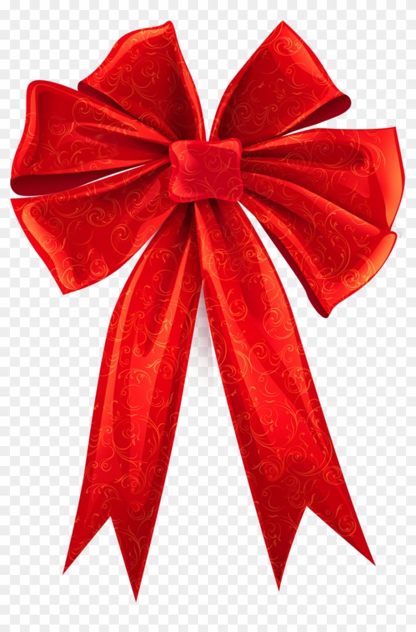Red Bow • - Transparent Red Bow #146426