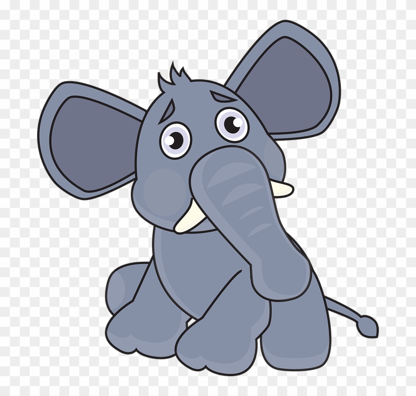 Cartoon Baby Elephant 20, Buy Clip Art - Sad Cartoon Elephant #769815