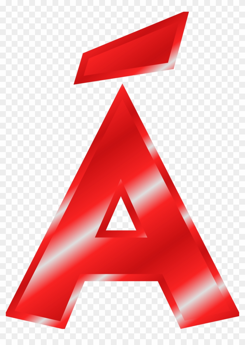 Red Letter - Letter A Clip Art #770104