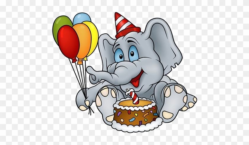 Cute Baby Elephant Birthday Birthday Baby Elephant - Happy Birthday Elephant #770156