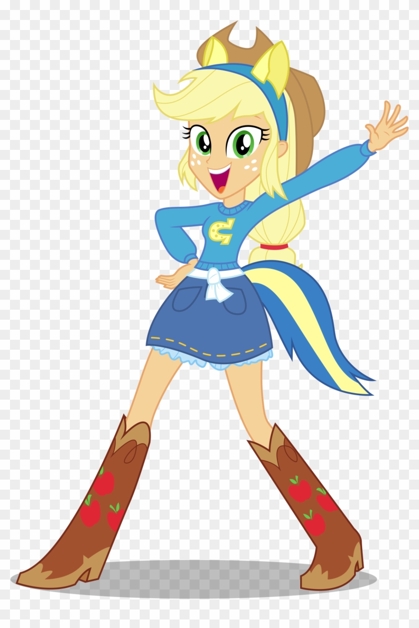 My Little Pony Equestria Girls Rainbow Rocks Applejack - My Little Pony Equestria Girls Gif #770246