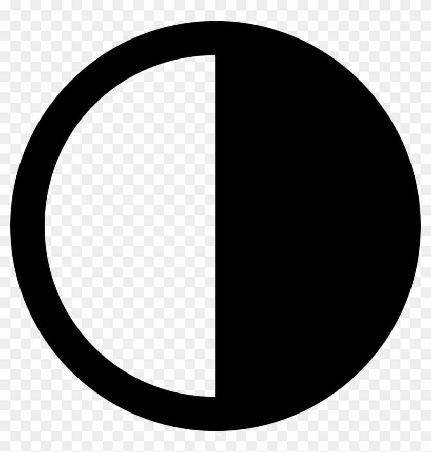 Half Moon Phase Circular Weather Symbol Comments - Portrait Of A Man #770311