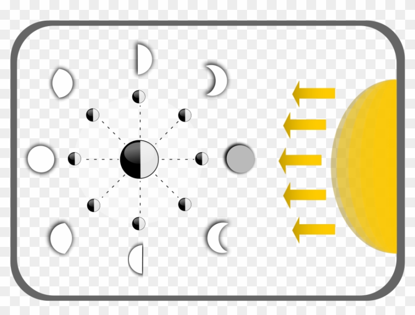 How To Set Use Diagram Of Moon Faces Svg Vector - Moon Phases Diagram Blank #770384