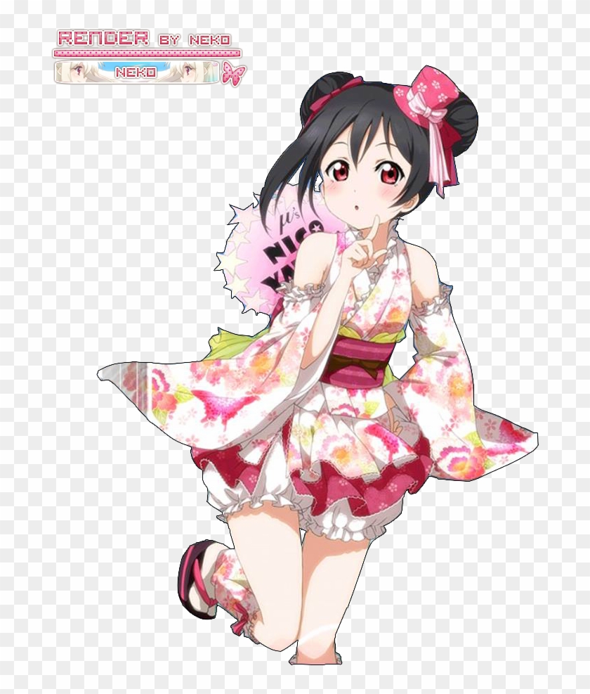 Yazawa - Love Live! Nico Yazawa Cosplay Kimono Costume #770605