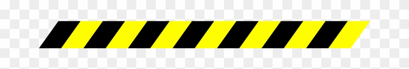 Border Warning Hazard Stripes Caution Blac - Transparent Background Caution Tape #771158