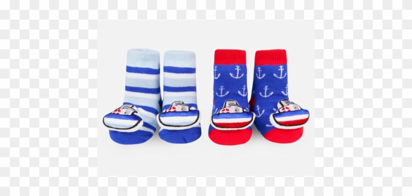 Tug Boat Rattle Socks - Waddle Rattle Socks 2pk, Tug Boats By Waddle #771355