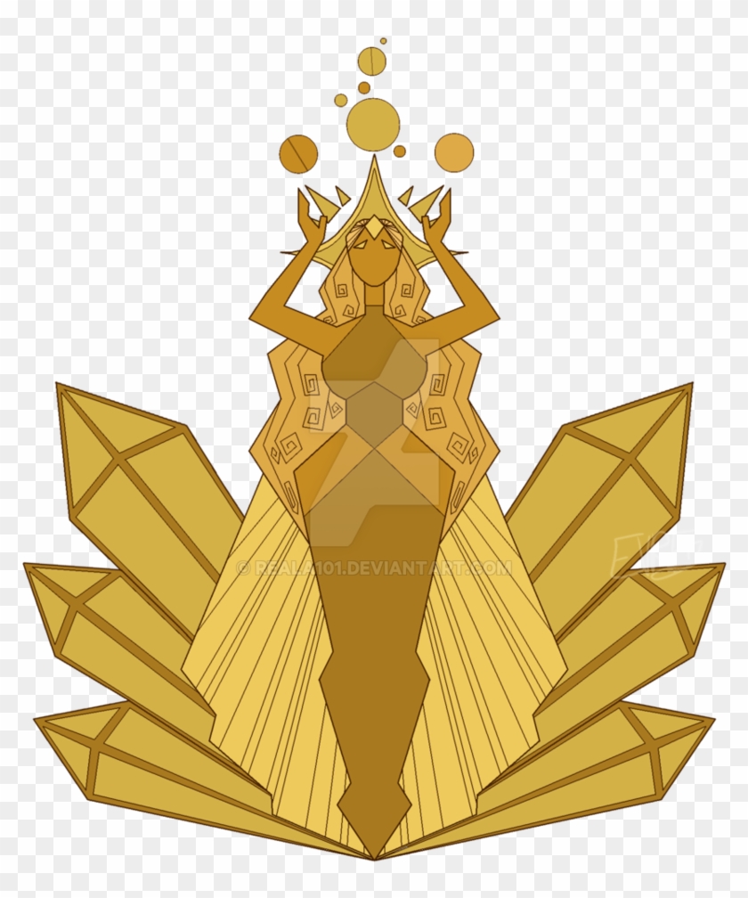 Gold Diamond's Mural By Reala101 - Steven Universe Gold Diamond #771786