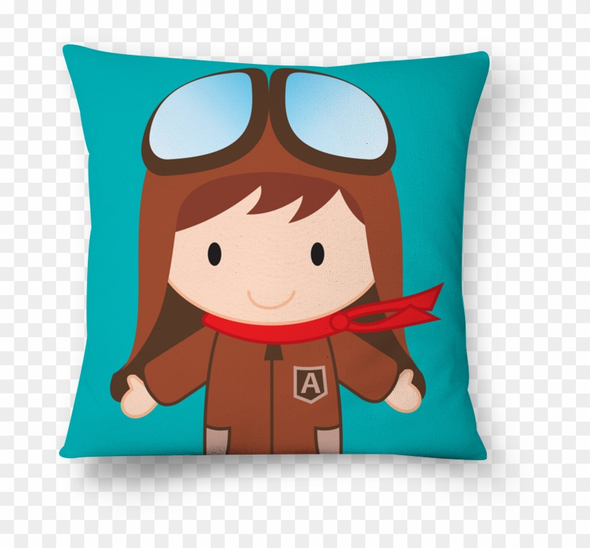 Almofada Aviador Retro Menino De Hang A Printna - Cushion #772354