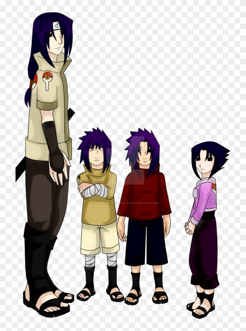 Cl Uchiha Siblings Colored By Embrace Diversity - Uchiha Clan #772562